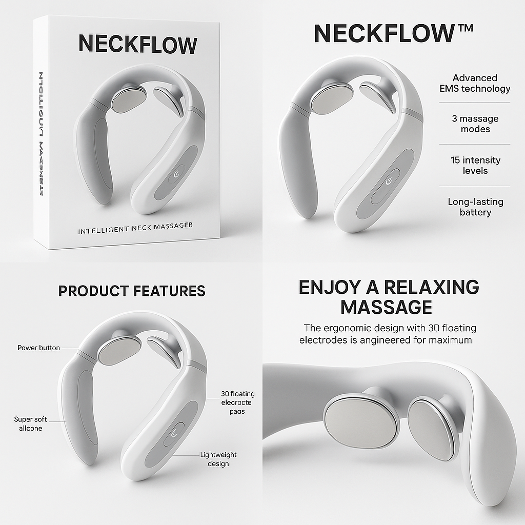 NeckFlow™ Smart Cervical Massager
